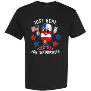 Patriotic 4th Of July Popsicle Usa Flag Garment-Dyed Heavyweight T-Shirt