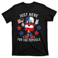 Patriotic 4th Of July Popsicle Usa Flag T-Shirt