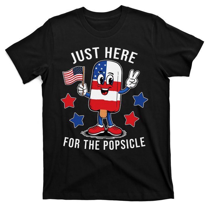 Patriotic 4th Of July Popsicle Usa Flag T-Shirt