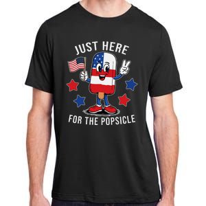 Patriotic 4th Of July Popsicle Usa Flag Adult ChromaSoft Performance T-Shirt