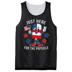 Patriotic 4th Of July Popsicle Usa Flag Mesh Reversible Basketball Jersey Tank