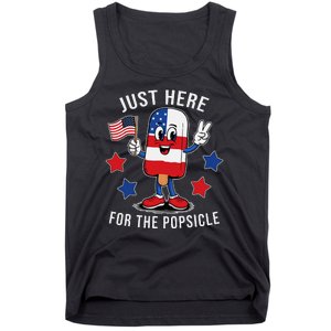 Patriotic 4th Of July Popsicle Usa Flag Tank Top