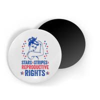 Patriotic 4th Of July Stars Stripes Reproductive Right Magnet