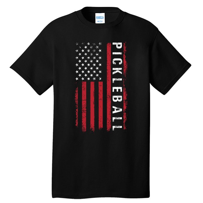 Pickleball 4th Of July Tall T-Shirt