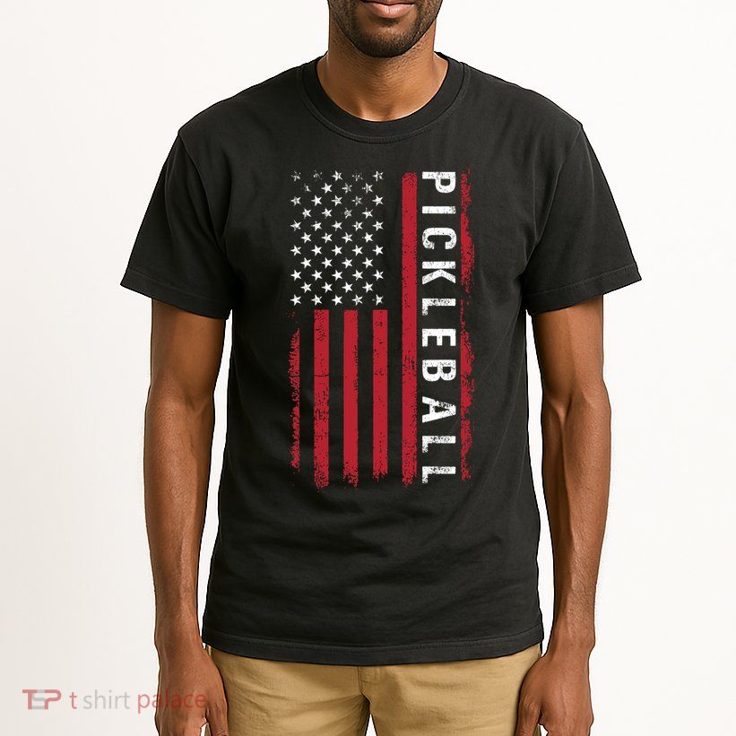 Pickleball 4th Of July Tall T-Shirt