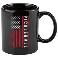 Pickleball 4th Of July 11oz C Handle Ceramic Mug
