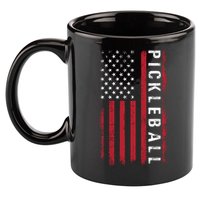 Pickleball 4th Of July 11oz C Handle Ceramic Mug