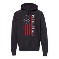 Pickleball 4th Of July Premium Hoodie