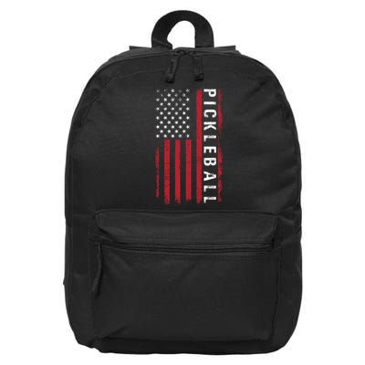 Pickleball 4th Of July 16 in Basic Backpack