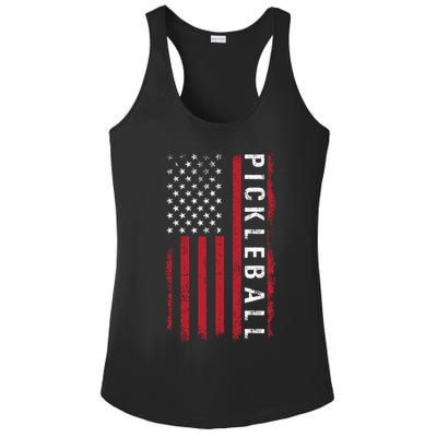 Pickleball 4th Of July Ladies PosiCharge Competitor Racerback Tank