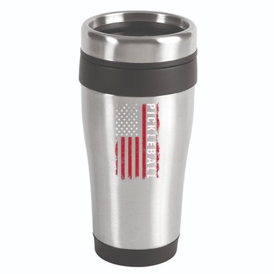 Pickleball 4th Of July 16oz Travel Tumbler