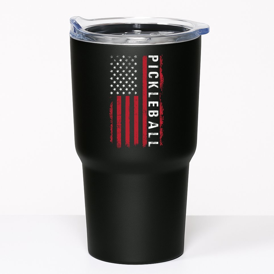Pickleball 4th Of July Tumbler