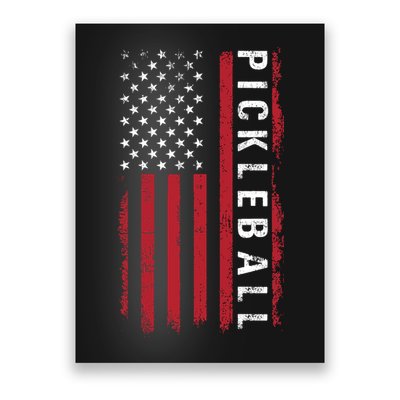 Pickleball 4th Of July Poster