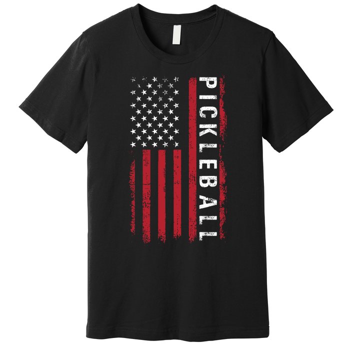 Pickleball 4th Of July Premium T-Shirt