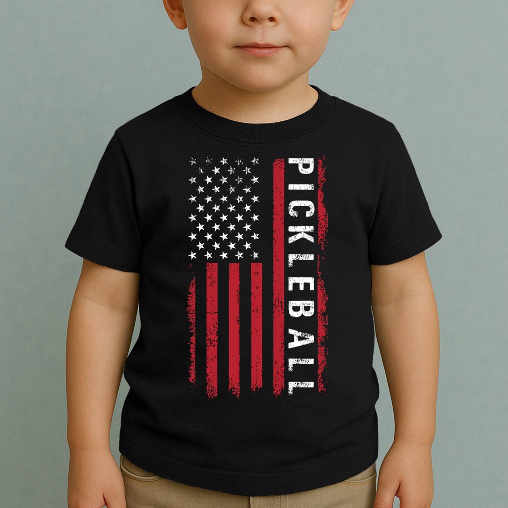 Pickleball 4th Of July Toddler T-Shirt