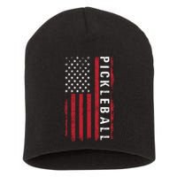 Pickleball 4th Of July Short Acrylic Beanie