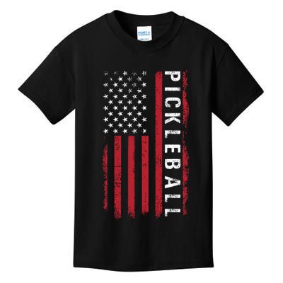 Pickleball 4th Of July Kids T-Shirt