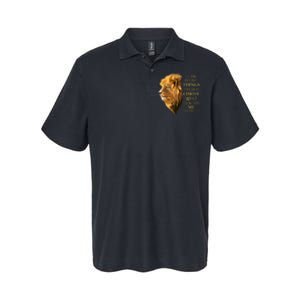 Philippians 413 Religious Lion Verses Funny Christian Gift Softstyle Adult Sport Polo