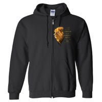 Philippians 413 Religious Lion Verses Funny Christian Gift Full Zip Hoodie