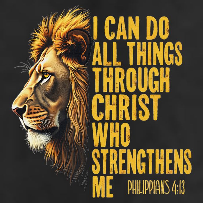 Philippians 413 Religious Lion Strengthens Christian  11oz C Handle Ceramic Mug
