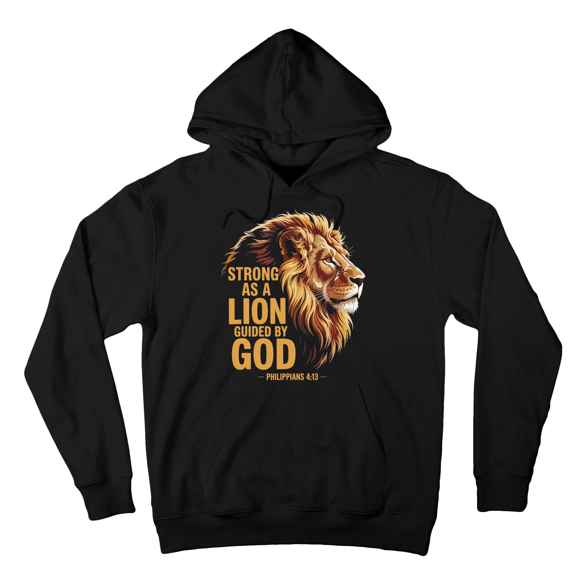 Philippians 413 Religious Lion Strengthens Christian Tall Hoodie