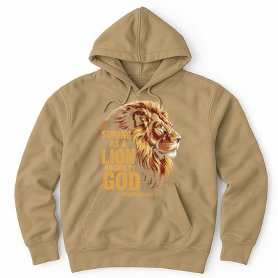 Philippians 413 Religious Lion Strengthens Christian Hoodie