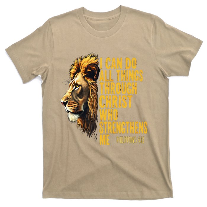 Philippians 413 Religious Lion Strengthens Christian 0haldo T-Shirt