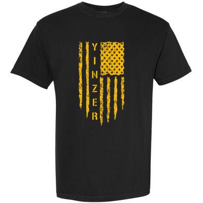 Pittsburgh 412 Steel City Yinzer Flag Garment-Dyed Heavyweight T-Shirt