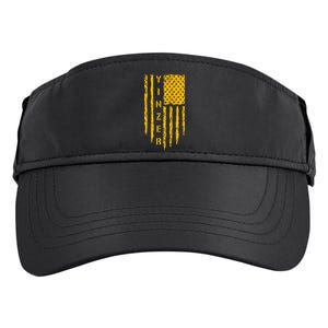 Pittsburgh 412 Steel City Yinzer Flag Adult Drive Performance Visor