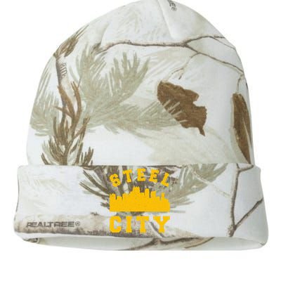 Pittsburgh 412 Steel City Skyline Pennsylvania Home Pride Kati Licensed 12" Camo Beanie