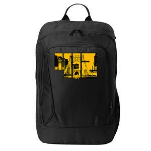 Pittsburgh 412 Steel City Skyline Pennsylvania Home Pride City Backpack