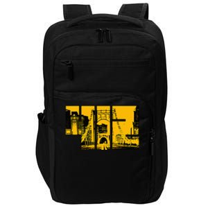 Pittsburgh 412 Steel City Skyline Pennsylvania Home Pride Impact Tech Backpack