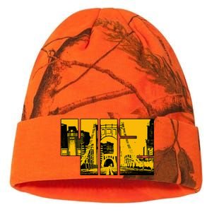 Pittsburgh 412 Steel City Skyline Pennsylvania Home Pride Kati Licensed 12" Camo Beanie