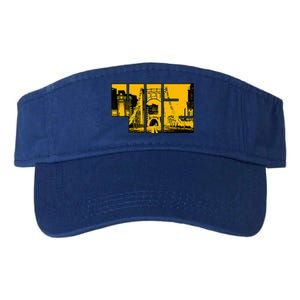 Pittsburgh 412 Steel City Skyline Pennsylvania Home Pride Valucap Bio-Washed Visor