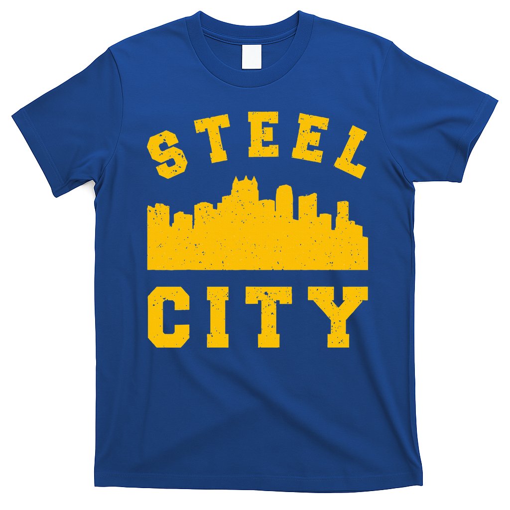 Pittsburgh 412 Steel City Skyline Pennsylvania Home Pride T-Shirt