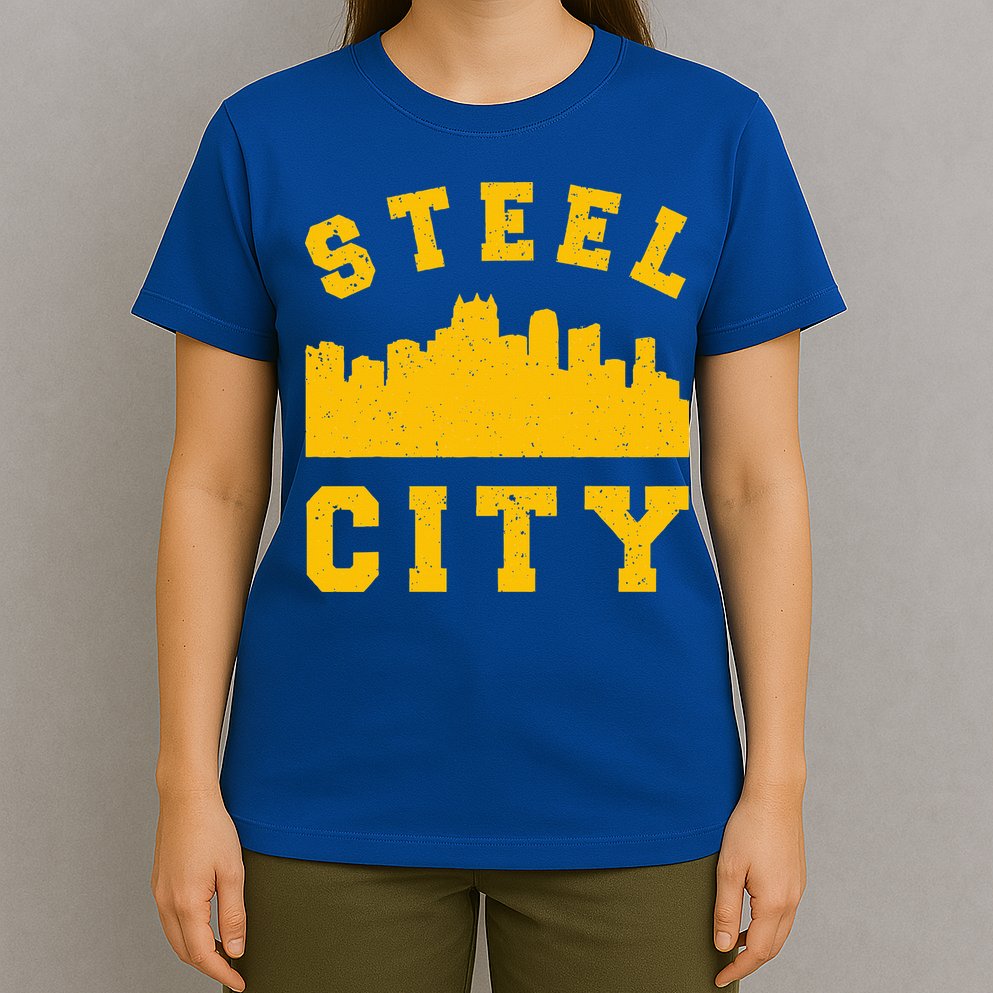 Pittsburgh 412 Steel City Skyline Pennsylvania Home Pride T-Shirt