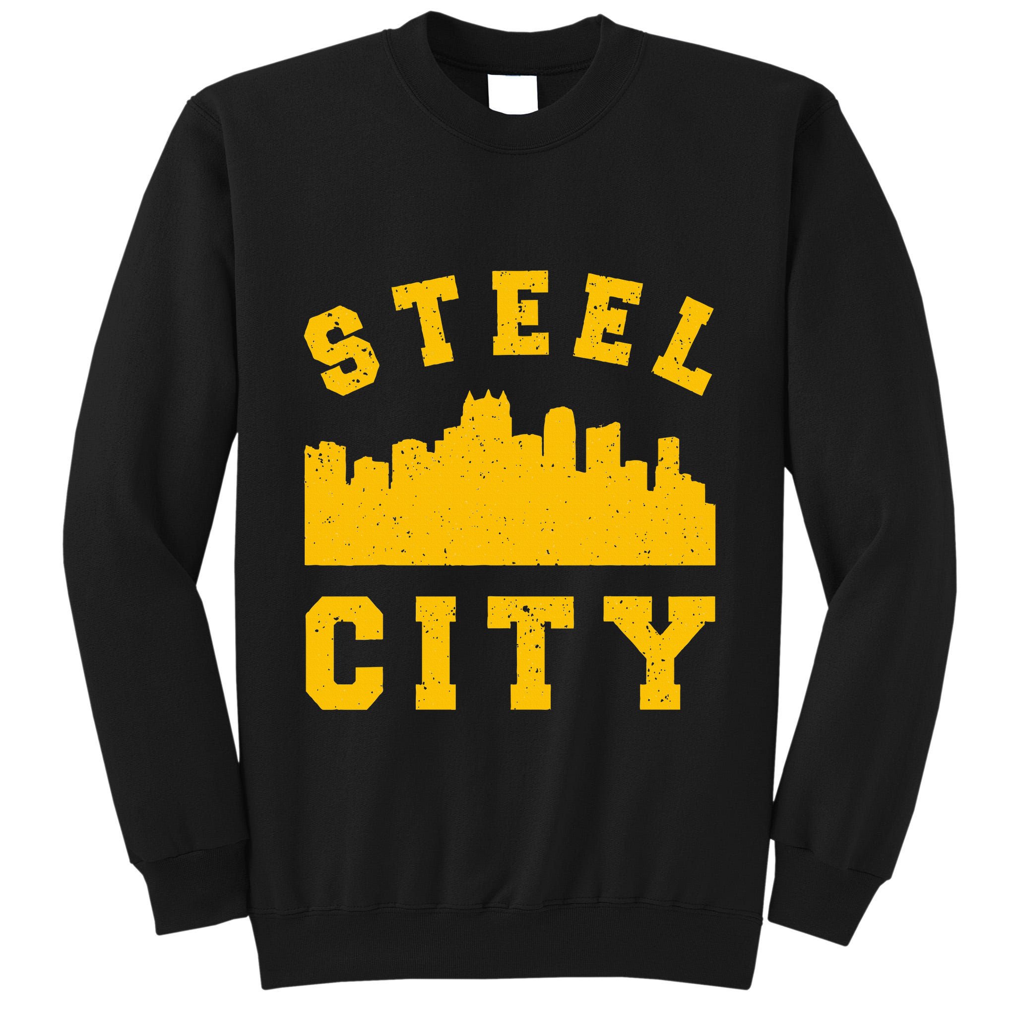 Pittsburgh 412 Steel City Skyline Pennsylvania Home Pride Tall Sweatshirt