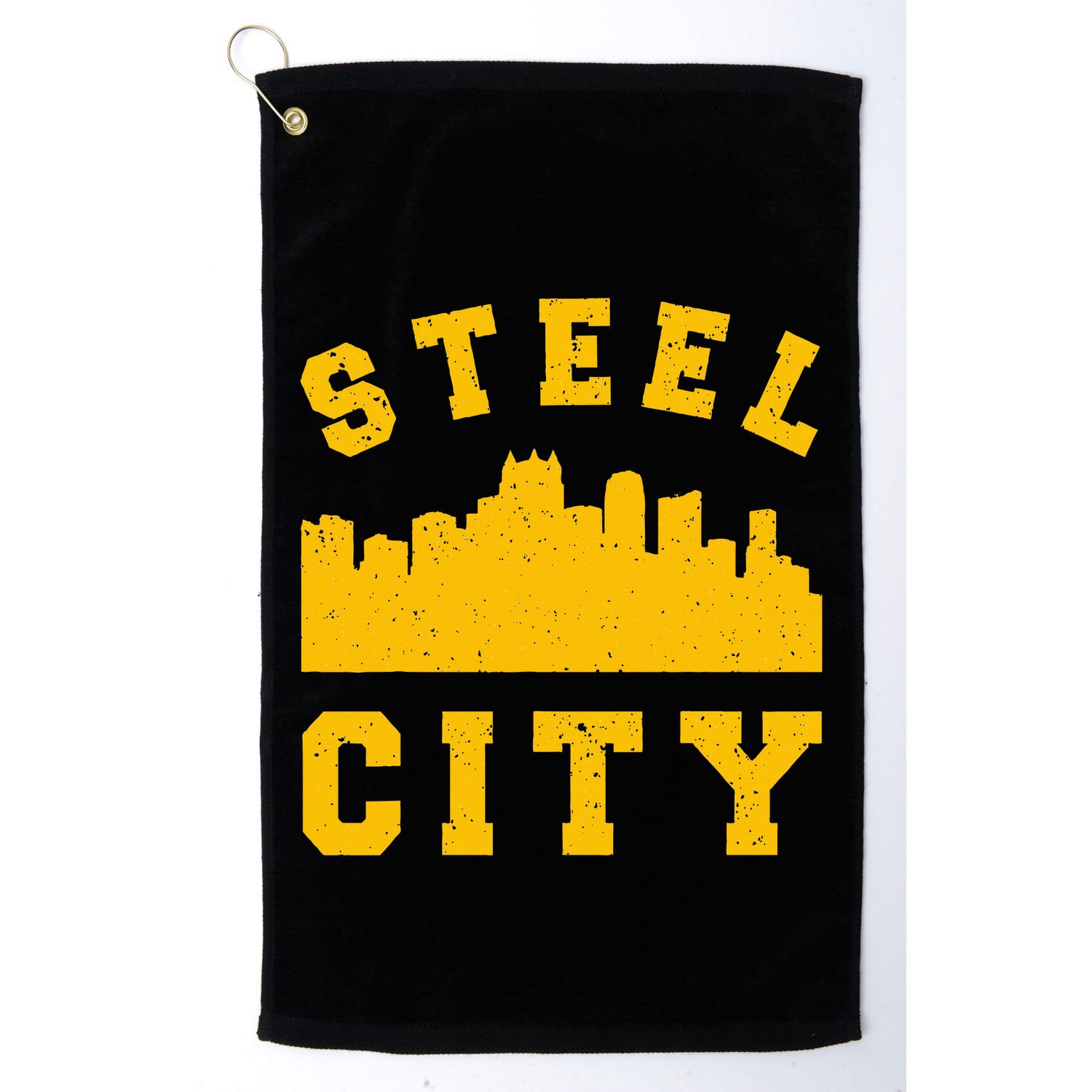 Pittsburgh 412 Steel City Skyline Pennsylvania Home Pride Golf Towel