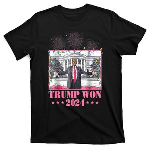 President 47th Trump Won Again 2024 Election Gift T-Shirt