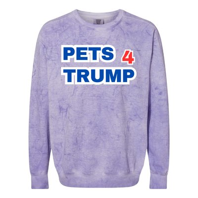 Pets 4 Trump Colorblast Crewneck Sweatshirt