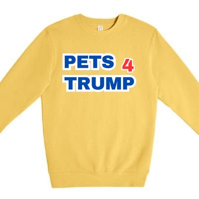 Pets 4 Trump Premium Crewneck Sweatshirt