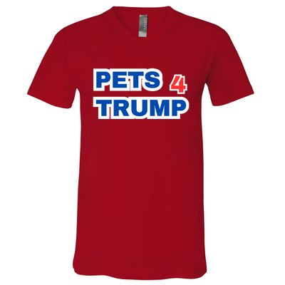 Pets 4 Trump V-Neck T-Shirt