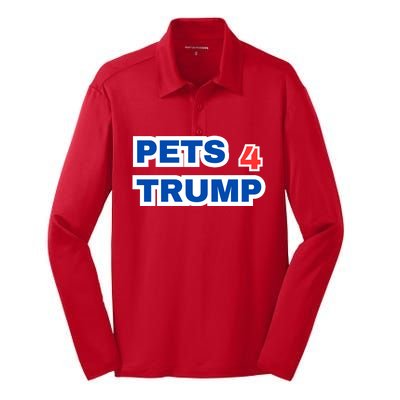 Pets 4 Trump Silk Touch Performance Long Sleeve Polo