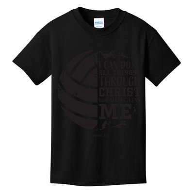 Philippians 413 Volleyball Gifts Teen Teens Kids T-Shirt