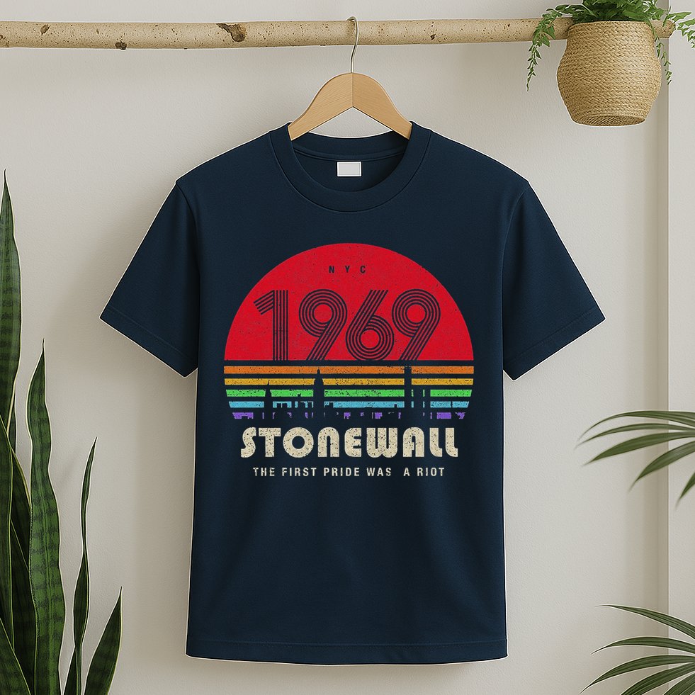 Pride 50th Anniversary Stonewall 1969 Was A Riot LGBTQ T-Shirt