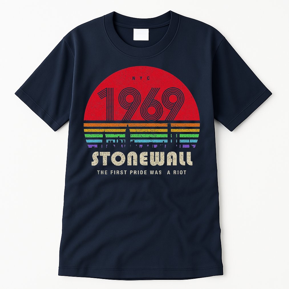 Pride 50th Anniversary Stonewall 1969 Was A Riot LGBTQ Tall T-Shirt
