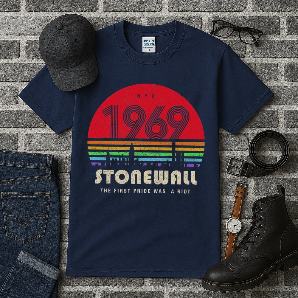 Pride 50th Anniversary Stonewall 1969 Was A Riot LGBTQ Tall T-Shirt