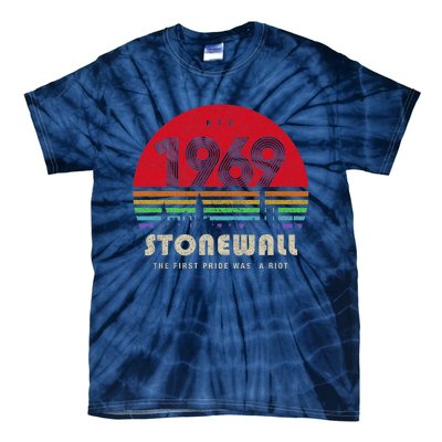 Pride 50th Anniversary Stonewall 1969 Was A Riot LGBTQ Tie-Dye T-Shirt