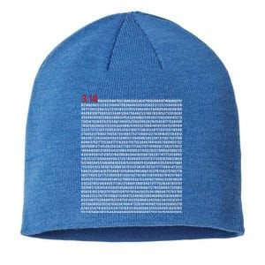 Pi 5000 Digits Pi Day Math Teacher Nerd Mathematician Gift Cool Gift Sustainable Beanie