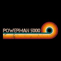 Powerman 5000 Retro Stripes Musician Vintage Tall T-Shirt